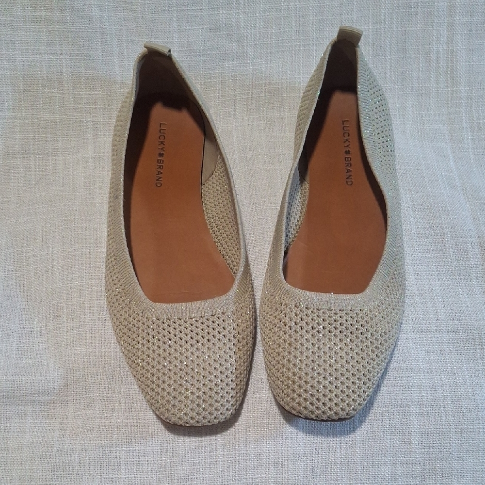 Lucky Brand Women's Beige Loafers Size 7